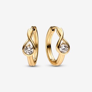 Pandora Brilliance 0.50 ct tw Ohrringe Gold | 4719365-CF