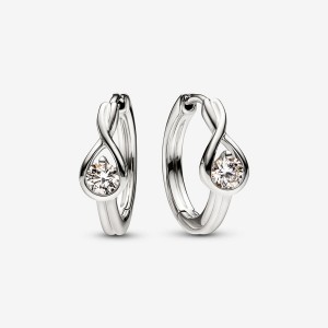 Pandora Brilliance 0.50 ct tw Ohrringe Weiß Gold | 7968425-SZ