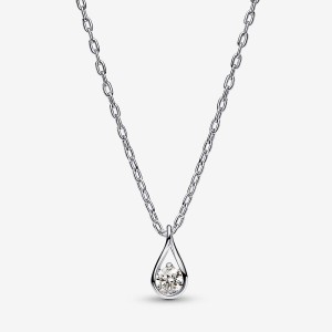 Pandora Brilliance Lab-created 0.15 ct tw Diamond Halsketten Silber | 4562310-VN