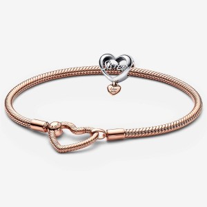 Pandora Charm Holders Two-tone | 2654018-KJ