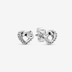 Pandora Knotted Hearts Ohrstecker Pandora Us | 3768025-PN