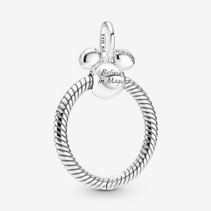Pandora Mickey Mouse O Charm Holders Silber | 0216543-JX