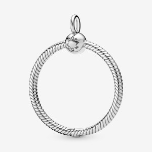 Pandora Moments Medium O Charm Holders Silber | 9218753-OZ