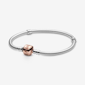 Pandora Moments Snake Charm Holders Two-tone | 7926530-SA