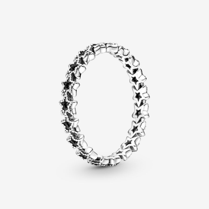 Pandora Band of Asymmetric Stars Band Silber | UBZ-564739