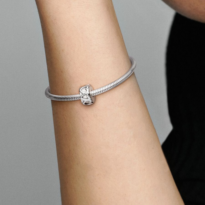 Pandora Band of Hearts Clip Klammern Silber | 9461528-DV