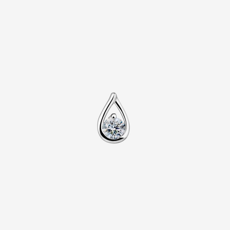 Pandora Brilliance 0.20 ct tw Ohrringe Silber | 0985624-NG