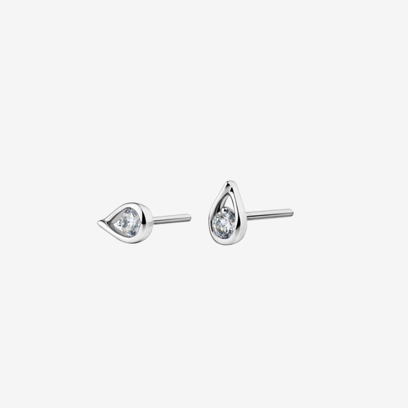 Pandora Brilliance 0.20 ct tw Ohrringe Silber | 0985624-NG