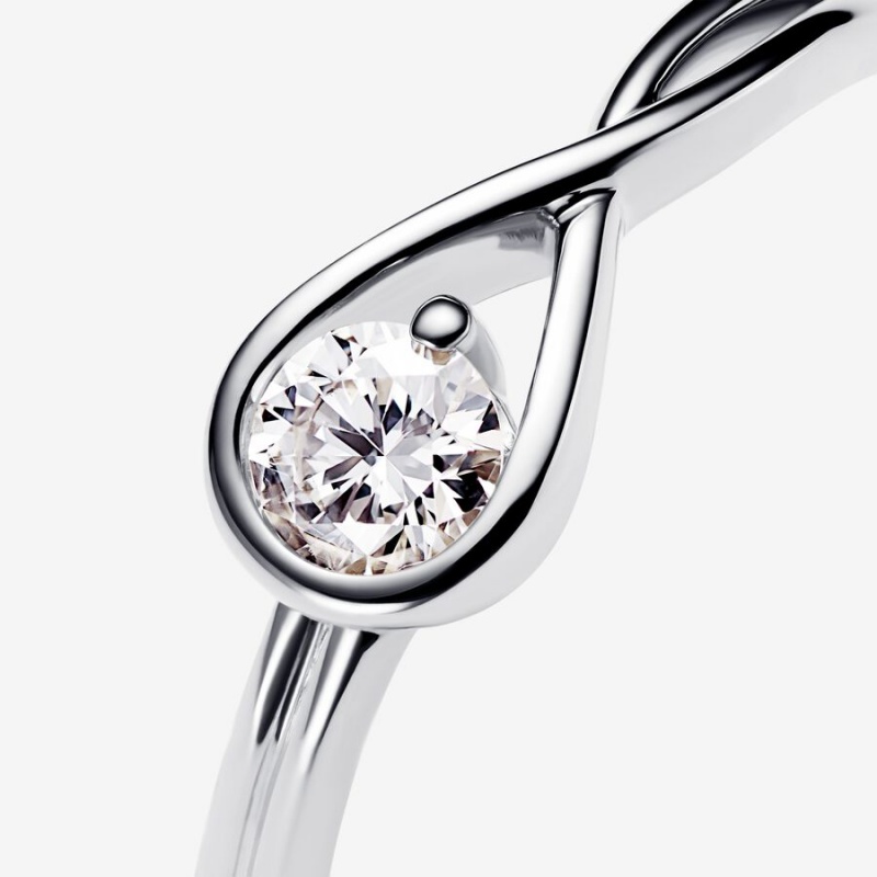 Pandora Brilliance 0.25 ct tw Ringe Silber | 2749865-ZH