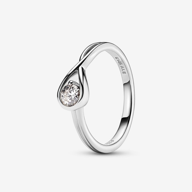 Pandora Brilliance 0.25 ct tw Ringe Silber | 2749865-ZH