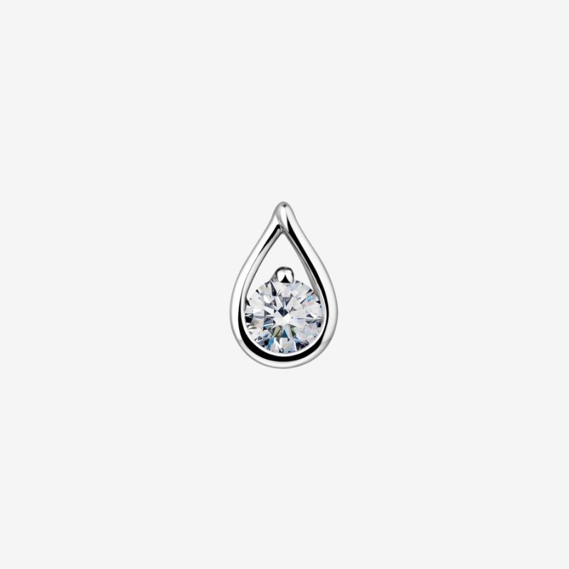 Pandora Brilliance 0.50 ct tw Ohrringe Silber | 7863241-KO