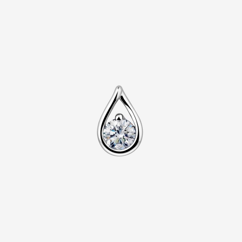 Pandora Brilliance 0.50 ct tw Ohrringe Silber | 7863241-KO