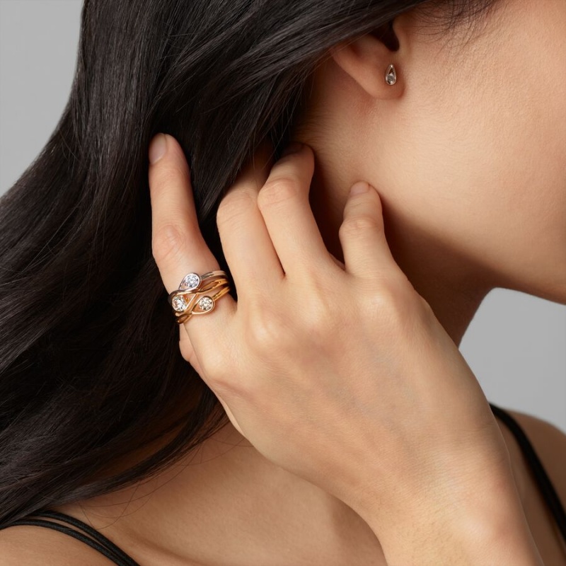 Pandora Brilliance 0.50 ct tw Ringe Gold | 5918320-BQ
