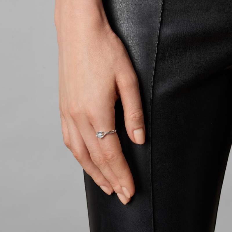 Pandora Brilliance 0.50 ct tw Ringe Silber | 2368140-RX