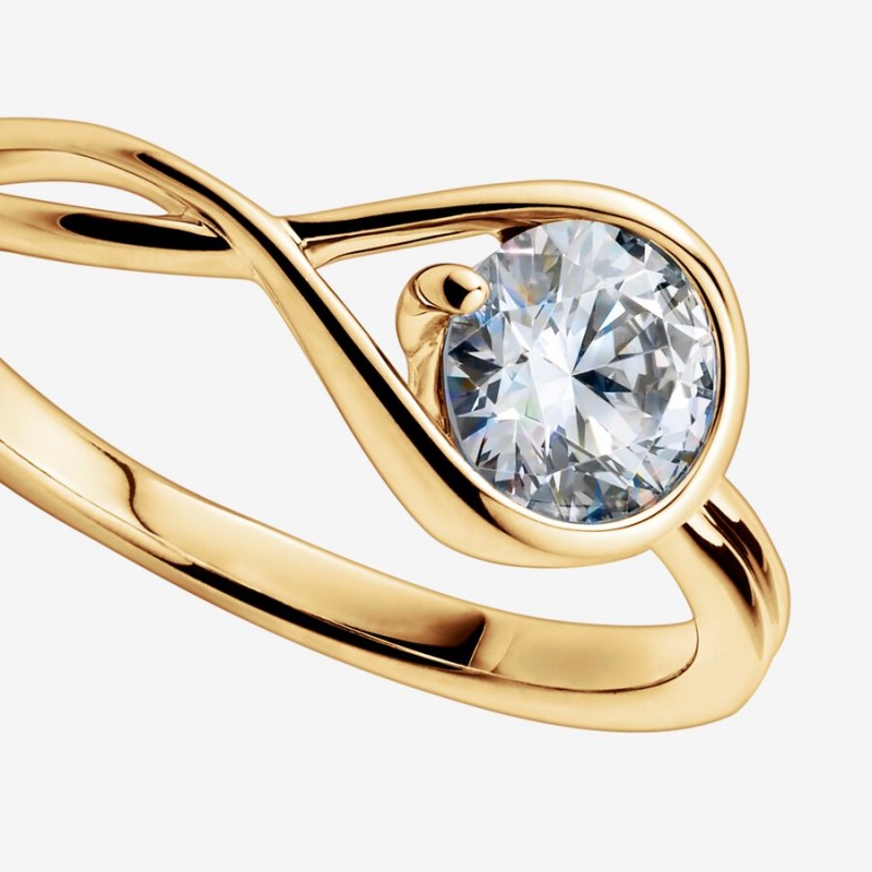 Pandora Brilliance 0.75 ct tw Ringe Gold | 6801379-BD