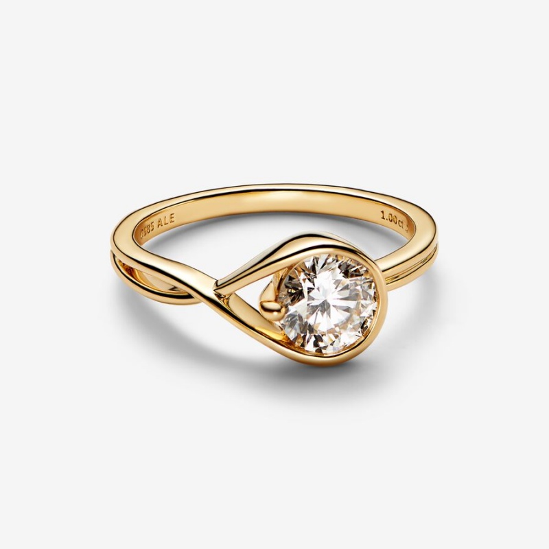 Pandora Brilliance 1.00 ct tw Ringe Gold | 1427306-ZO
