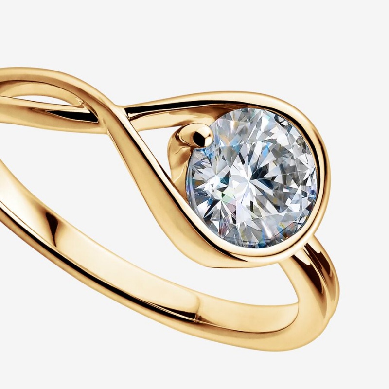 Pandora Brilliance 1.00 ct tw Ringe Gold | 1427306-ZO