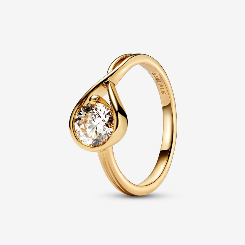 Pandora Brilliance 1.00 ct tw Ringe Gold | 1427306-ZO