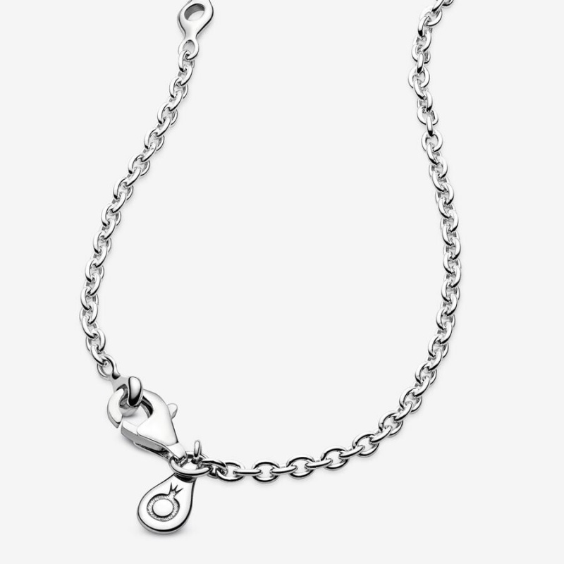 Pandora Cable Halsketten Silber | 0346918-OG