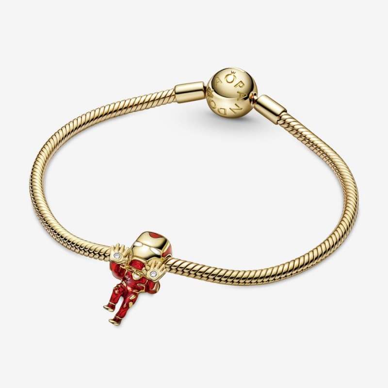 Pandora Charm Holders Gold | 5284739-FO