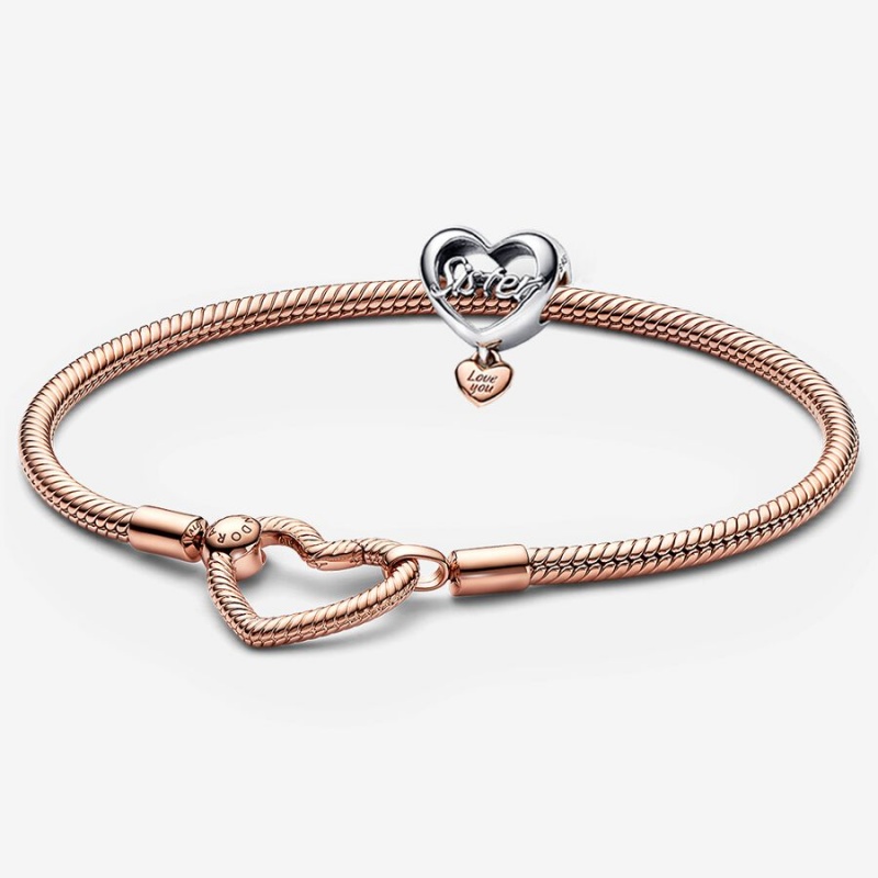 Pandora Charm Holders Two-tone | 2654018-KJ