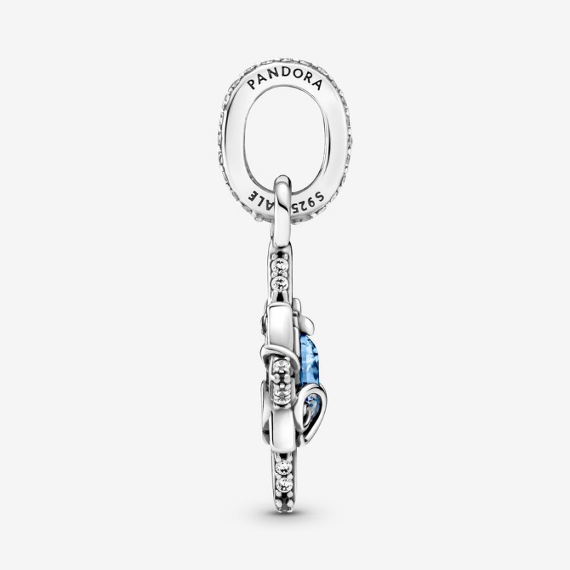 Pandora Cinderella Blue Star Anhänger Silber | MAO-459127