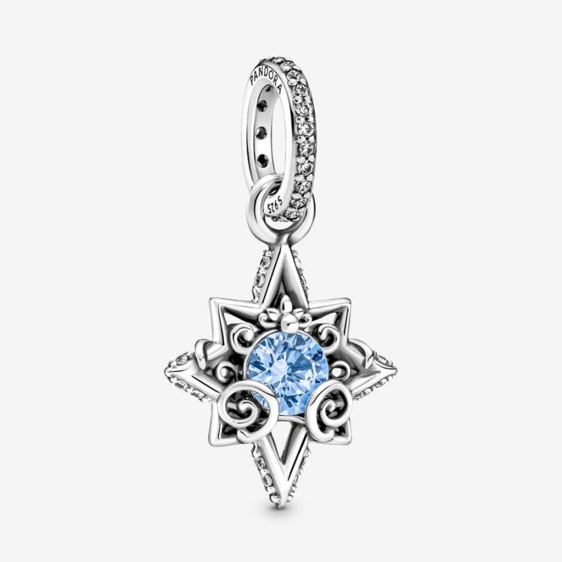 Pandora Cinderella Blue Star Anhänger Silber | MAO-459127