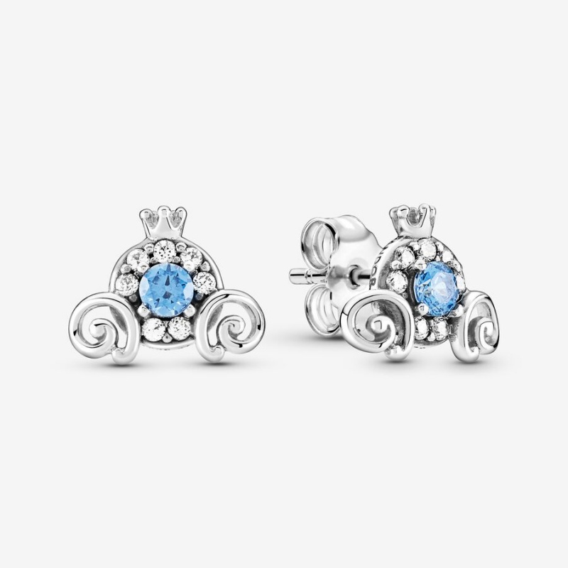 Pandora Cinderella Pumpkin Coach Stud Ohrstecker Silber | 2413796-FZ