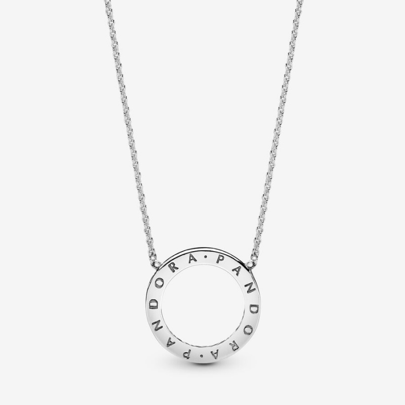 Pandora Circle of Sparkle Halsketten Silber | 7438610-QJ