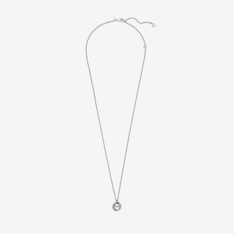 Pandora Family Always Encircled Kette mit Anhänger Silber | 8064719-AF