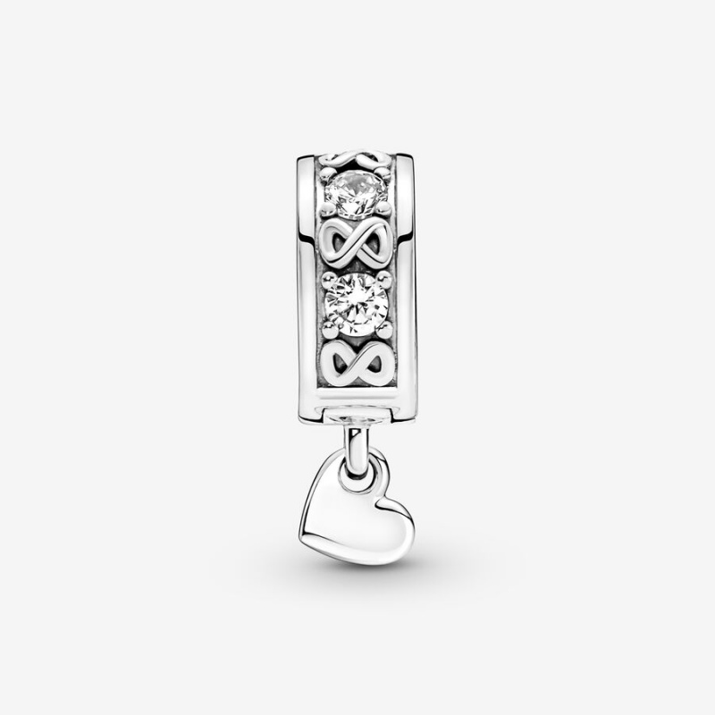 Pandora Family Always Pavé Clip Klammern Silber | 0914387-IO