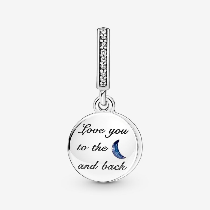 Pandora Galaxy Moon Set, 19 Charm Silber | 0287351-GW