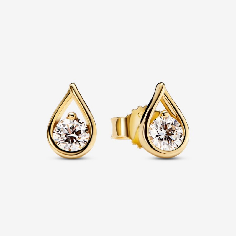 Pandora Halsketten- Und Ohrring-sets Gold | DHI-085732