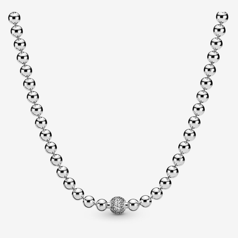 Pandora Halsketten- Und Ohrring-sets Silber | SOU-231697