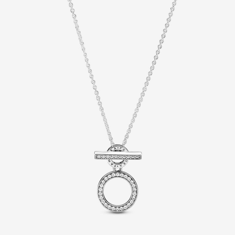 Pandora Halsketten- Und Ohrring-sets Silber | EAL-746019