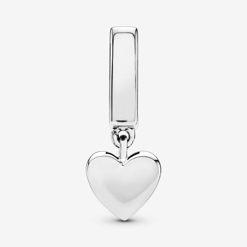 Pandora Heart Dangle Clip Klammern Silber | 8603724-HU