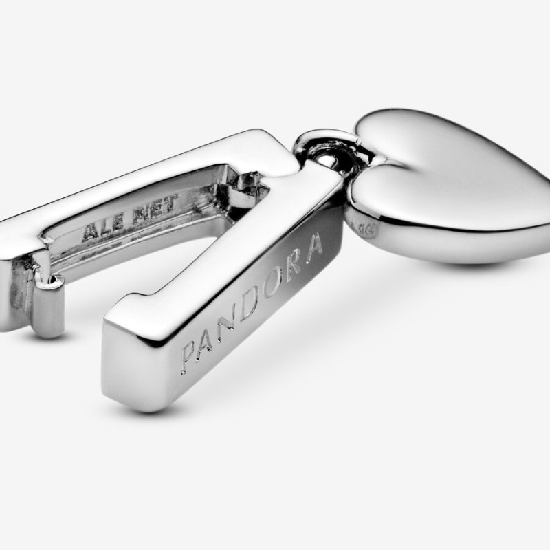 Pandora Heart Dangle Clip Klammern Silber | 8603724-HU