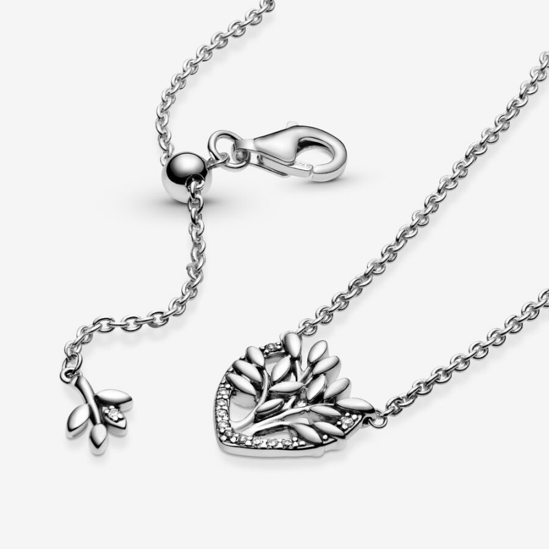 Pandora Heart Family Tree Collier Kette mit Anhänger Silber | TIF-193720