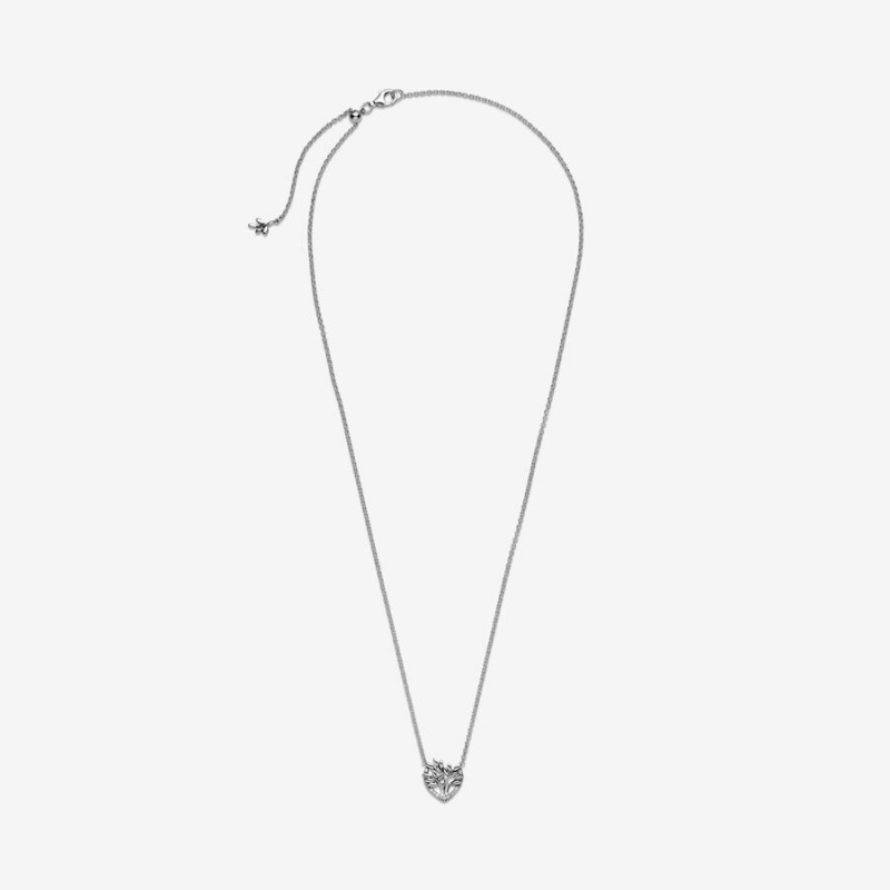 Pandora Heart Family Tree Collier Kette mit Anhänger Silber | TIF-193720