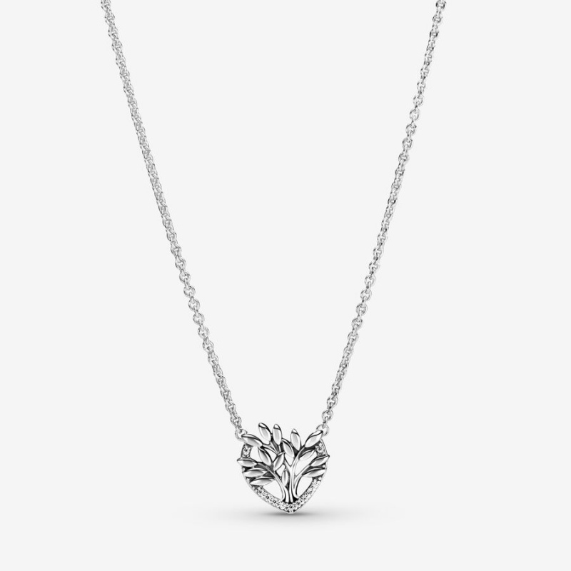 Pandora Heart Family Tree Collier Kette mit Anhänger Silber | TIF-193720