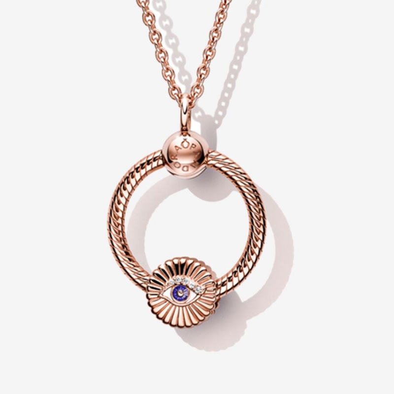 Pandora Kette mit Anhänger Rosa Gold | 2703984-HB