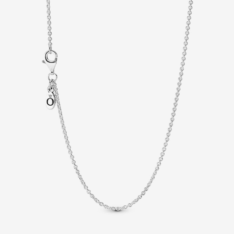 Pandora Klassische Cable Charm Holders Silber | 8739056-SW