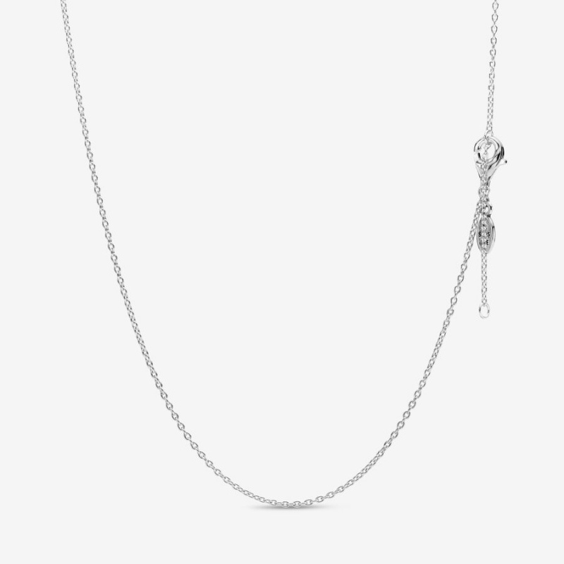 Pandora Klassische Cable Halsketten Silber | 7961402-RH
