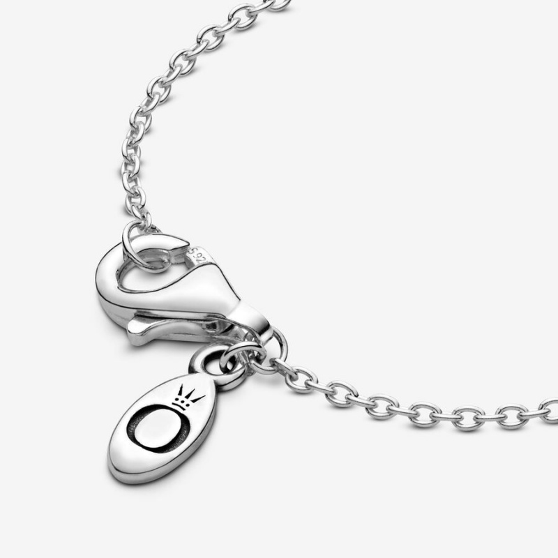 Pandora Klassische Cable Halsketten Silber | 7961402-RH