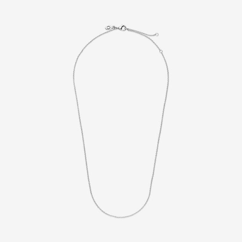 Pandora Klassische Cable Halsketten Silber | 7961402-RH