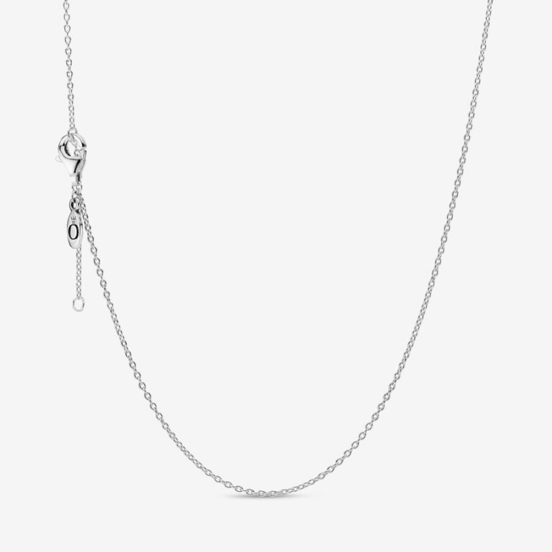 Pandora Klassische Cable Halsketten Silber | 7961402-RH