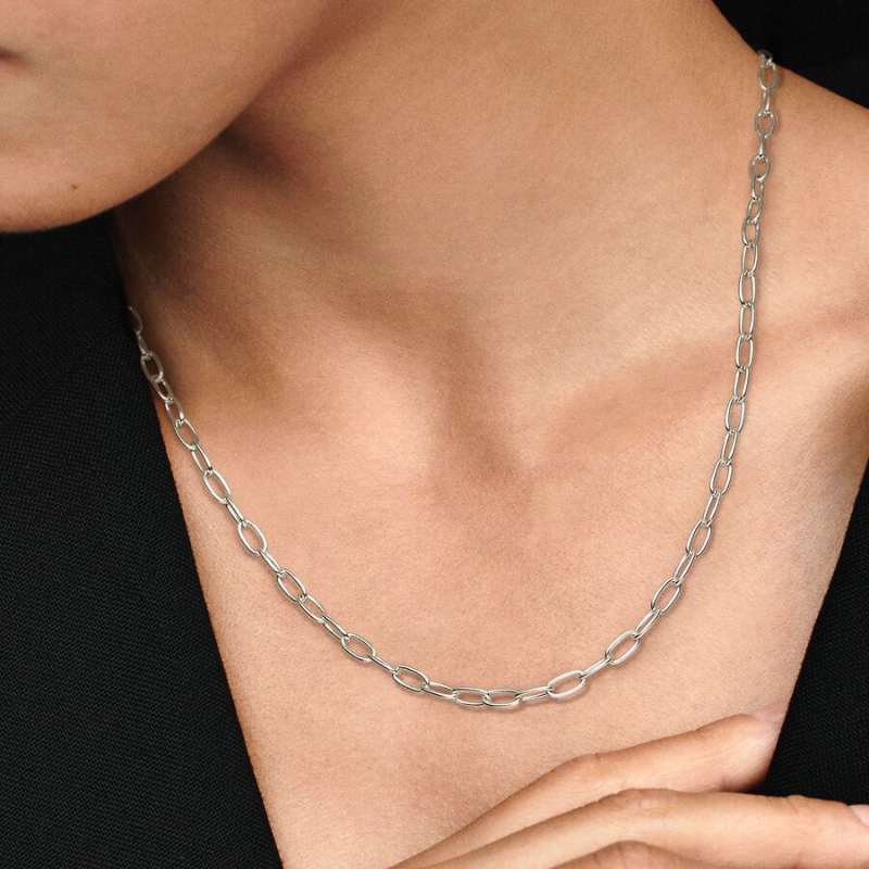 Pandora Link Halsketten Silber | 3251679-NQ