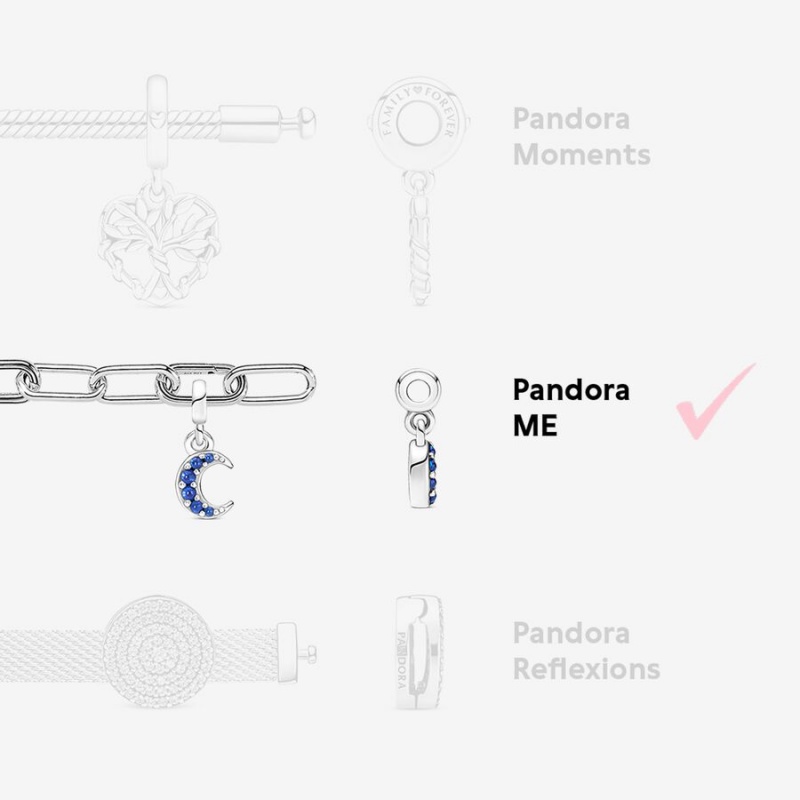 Pandora ME Link Halsketten Silber | 2503178-MP
