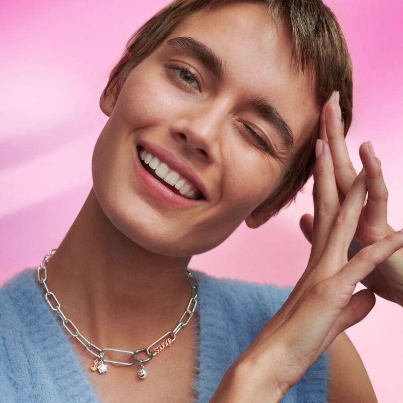 Pandora ME Link Halsketten Silber | 8594710-KP