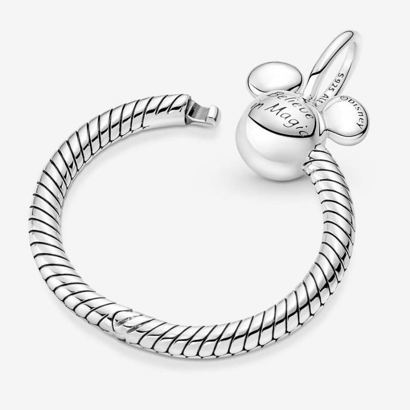 Pandora Mickey Mouse O Charm Holders Silber | 0216543-JX